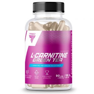 Л-карнитин+ Зеленый чай. L-Carnitine + Green Tea от Trec Nutrition (90 кап)
