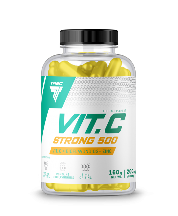 Vit.C Strong 500 от Trec Nutrition (100 капсул) Витамин С от Трек