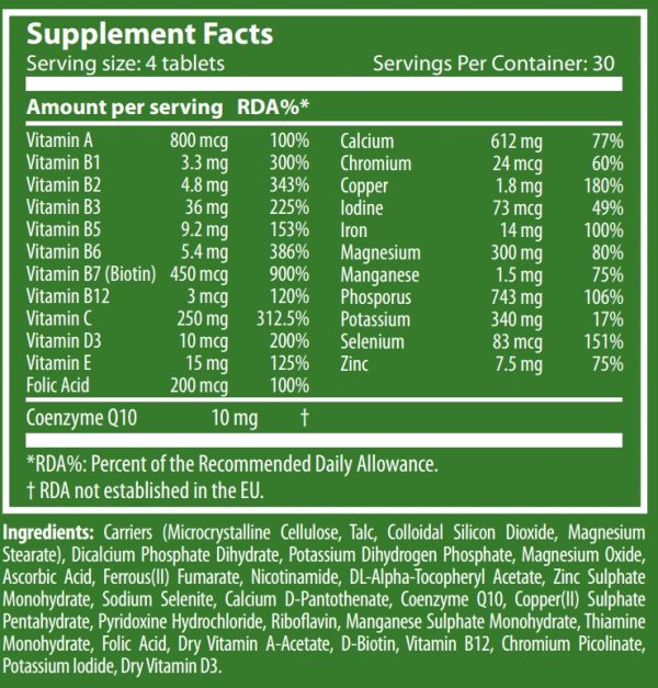 Euro Vita-Mins от Scitec Nutrition (120 капсул)