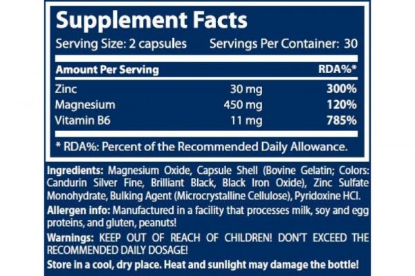 ZMB6 от Scitec Nutrition (60 капсул)  ЗМА ЗМБ скайтек