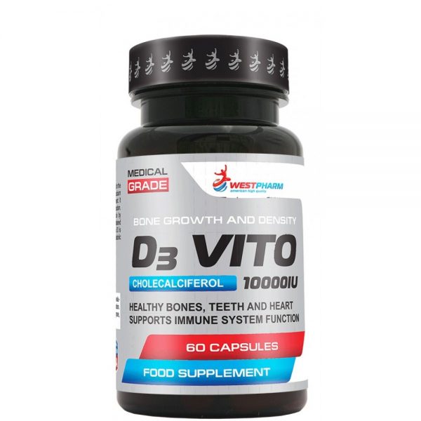 D3 Vito 10000 IU от WestPharm (60 капсул) Д3 вест фарм