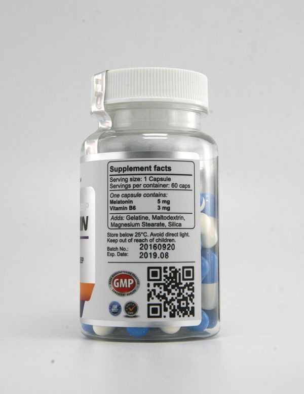 Melatonin от WestPharm 5 мг (60 капсул) Мелатонин Вест Фарм