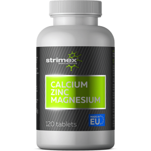 Calcium-Zinc-Magnesium от Strimex (120 таблеток) Кальций цинк магний стримекс