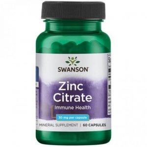 Zink Citrate (Цинк Цитрат) 30мг от Swanson (60 капс.)