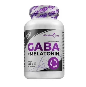 Effective Line GABA + Melatonin от 6PAK Nutrition (90 табл) Габа+Мелатонин