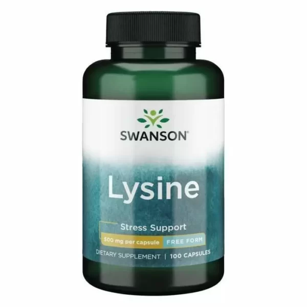 L-Lysine от Swanson 500 мг (100 капсул)  Л-лизин