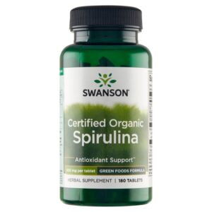 Spirulina от Swanson  500 мг (180 табл.) Спирулина