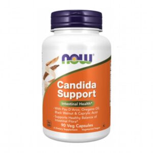Candida Support от NOW (90 капсул) Комплекс для поддержки кишечной микрофлоры
