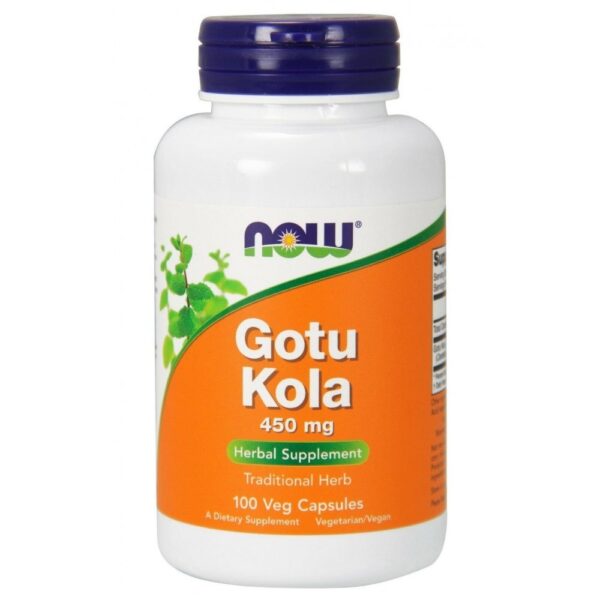 Gotu Kola от NOW 450 mg ( 100 капс) Добавка для мозга