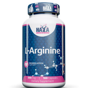 Arginine 500мг от Haya Labs (100 капсул) Аргинин